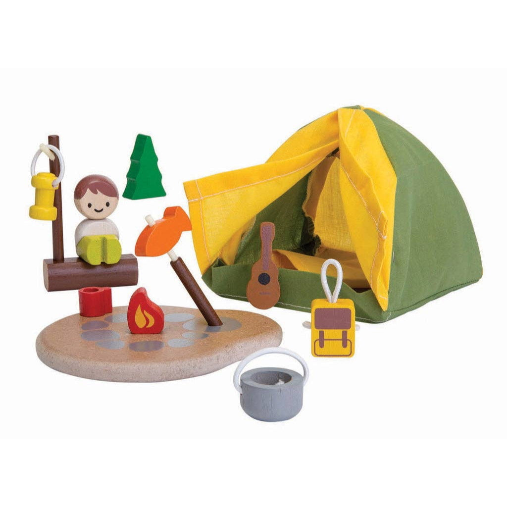 Camping Set - Wooden Dollhouse Toy PlanToys