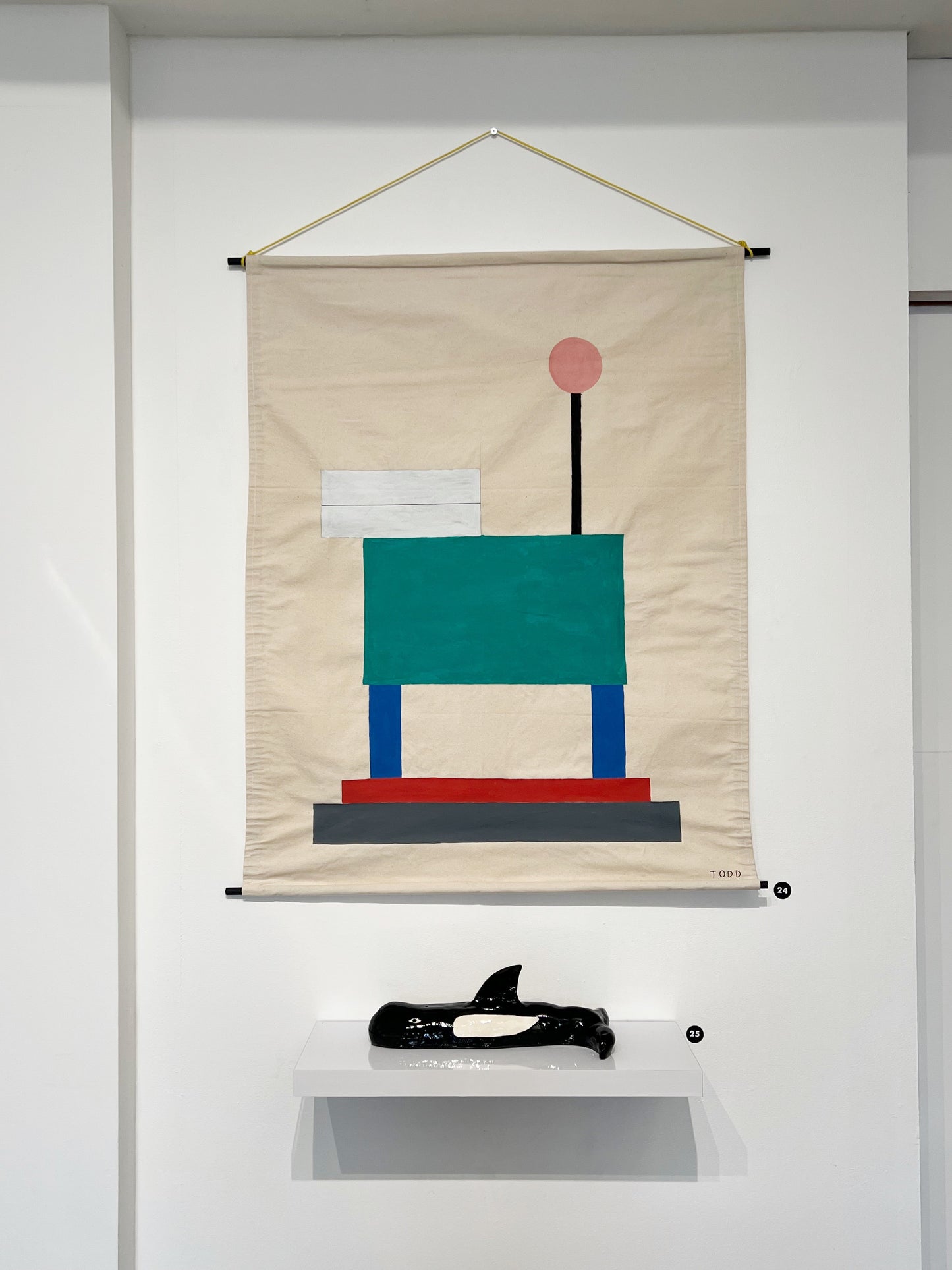 Giant Ceramic Whale by Sarah Todd