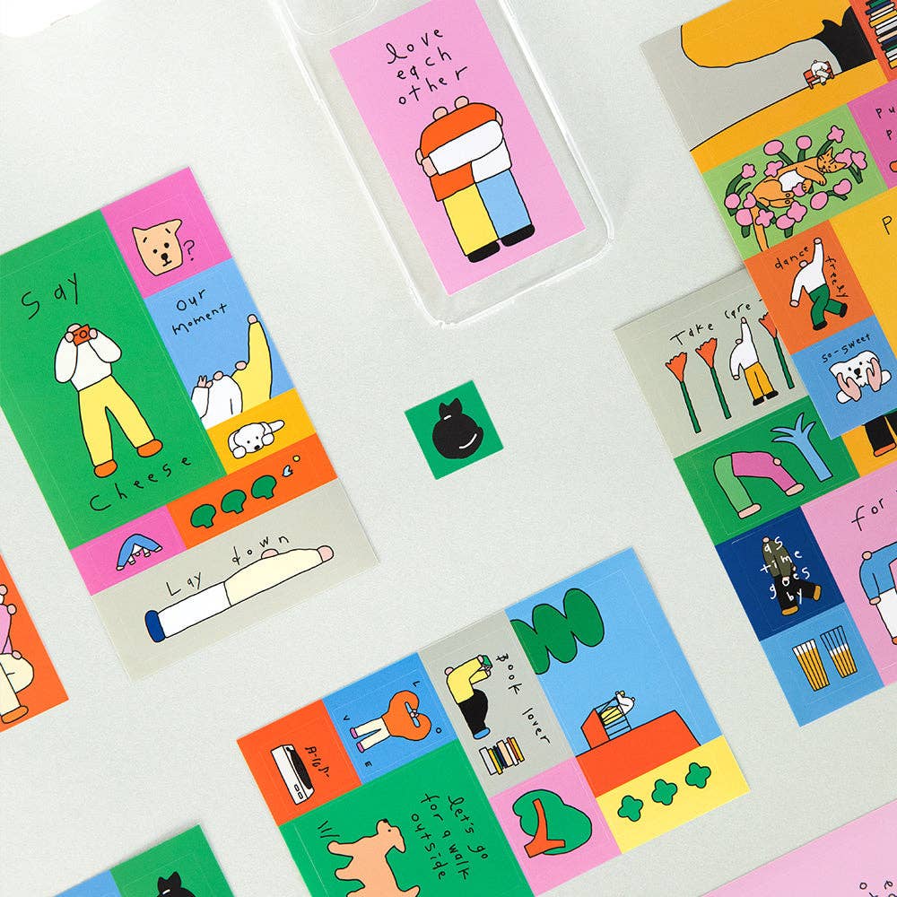Livework Littlethings Drawing Square Sticker Pack