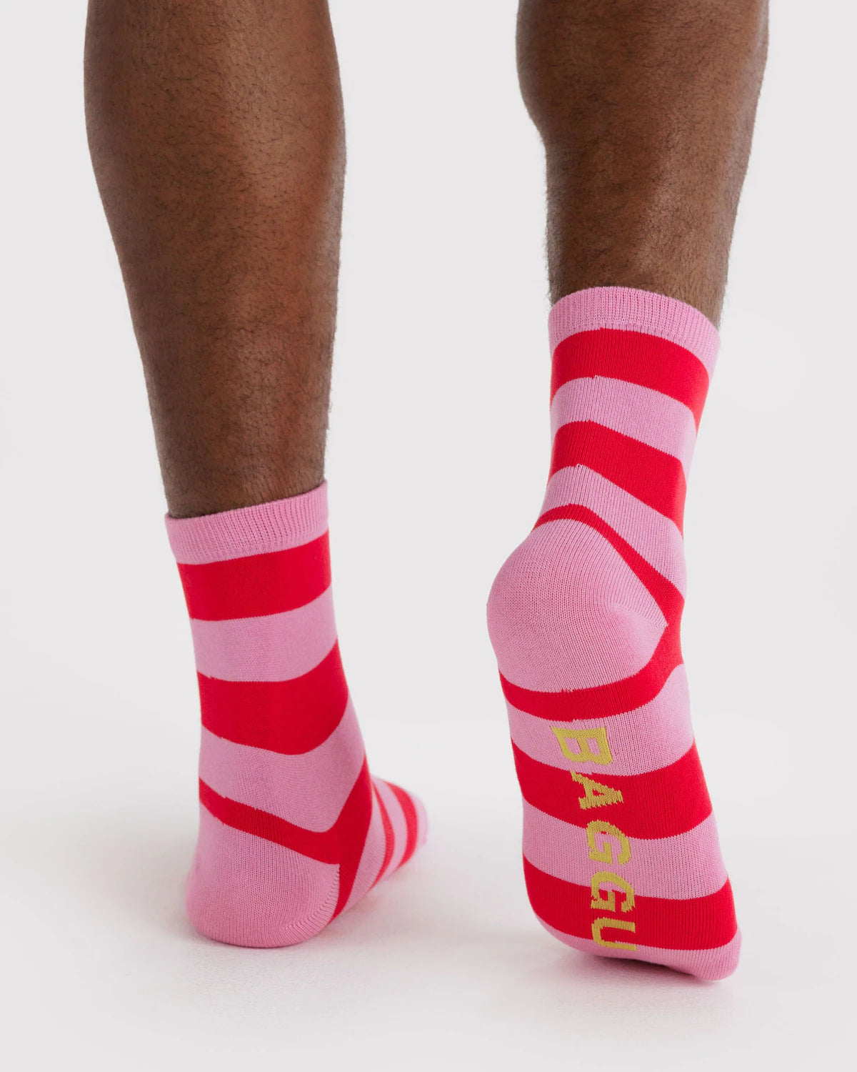 Crew Sock - Pink Stripe