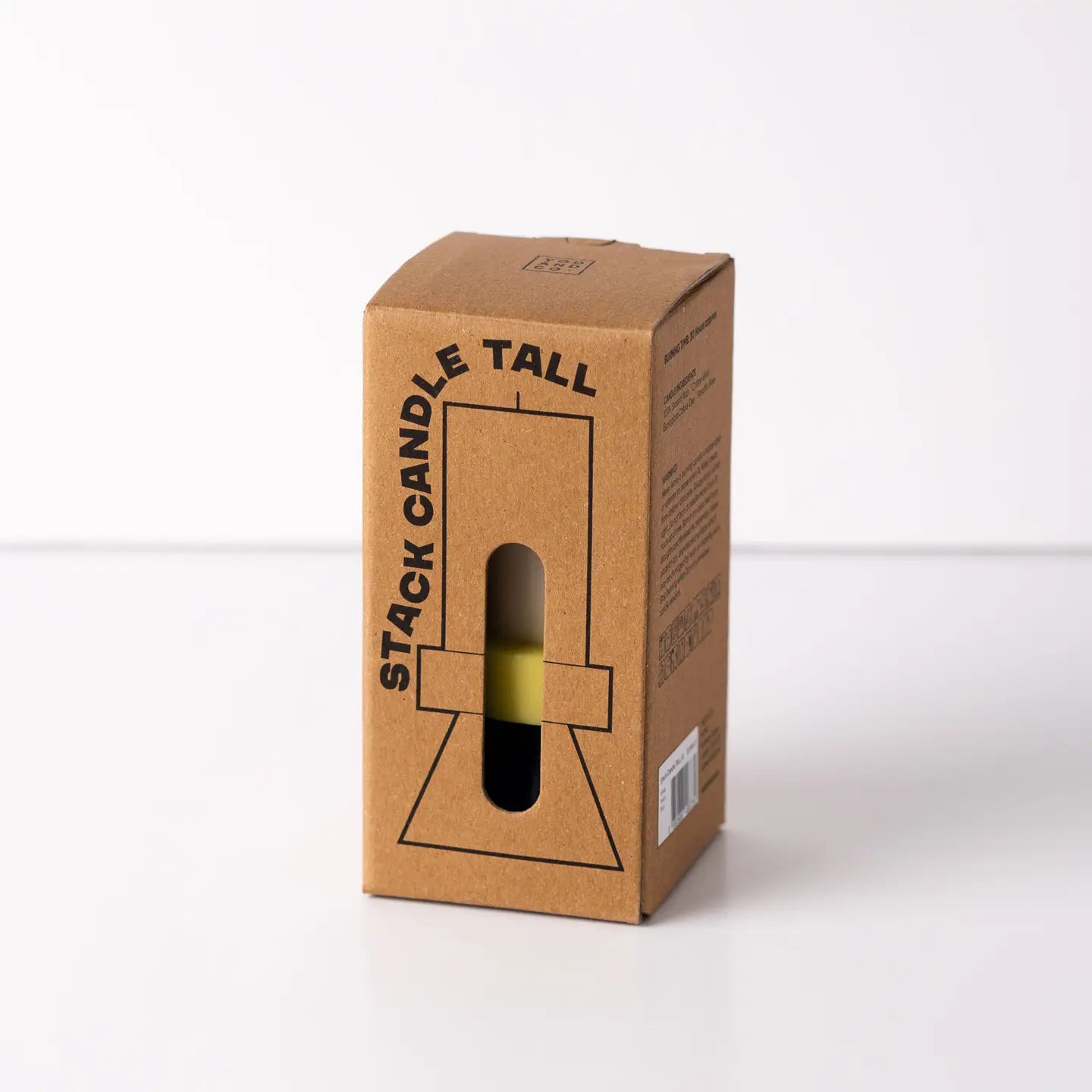 Yod + Co. Tall Stack Candle - Blues/Whites