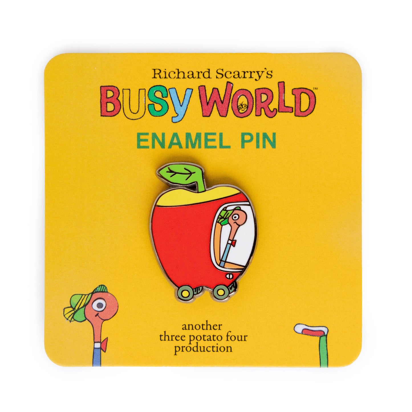 Richard Scarry® - Apple Car Enamel Pin