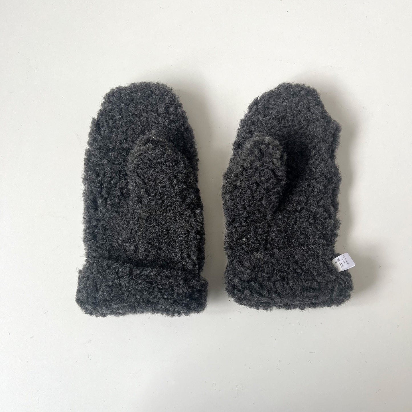Yoko Wool Mittens - Graphite