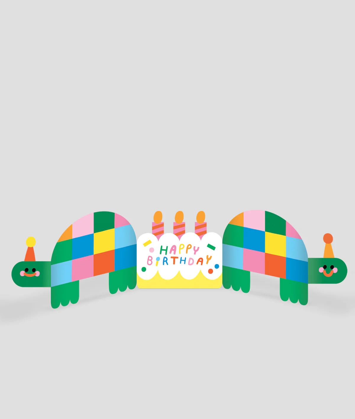 Birthday Tortoises Fold Out Card