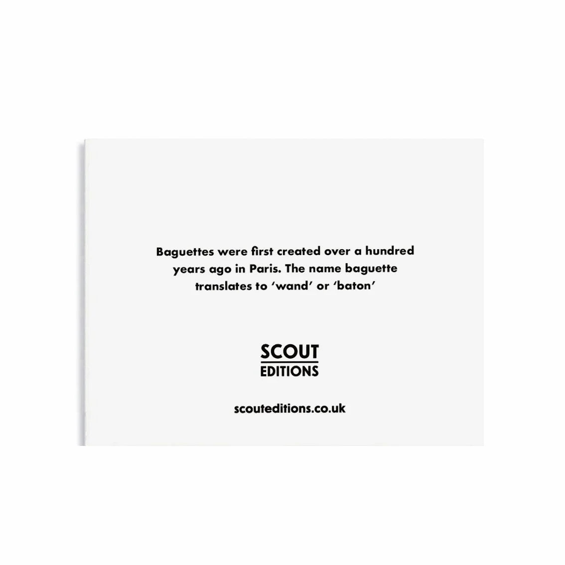 Baguette Mini Card