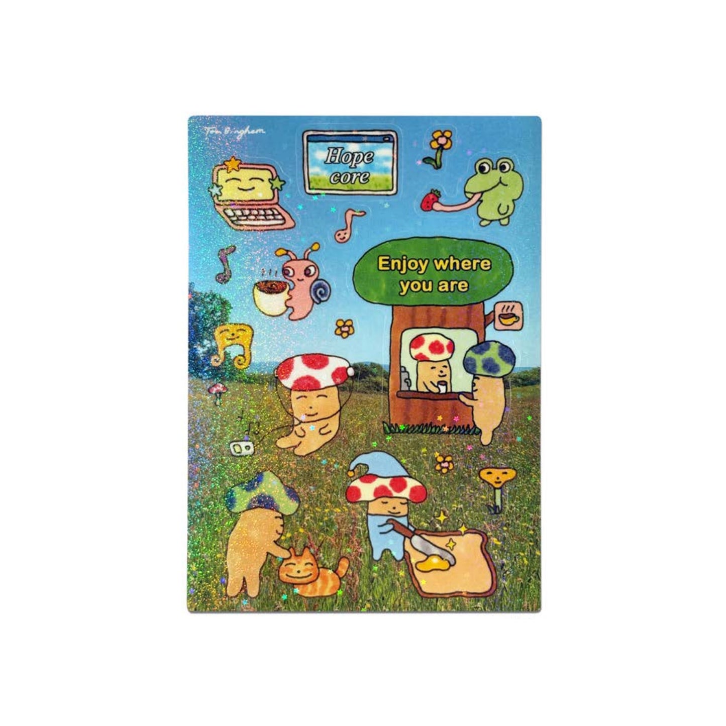 Tom Bingham Sticker Sheet - Enjoy