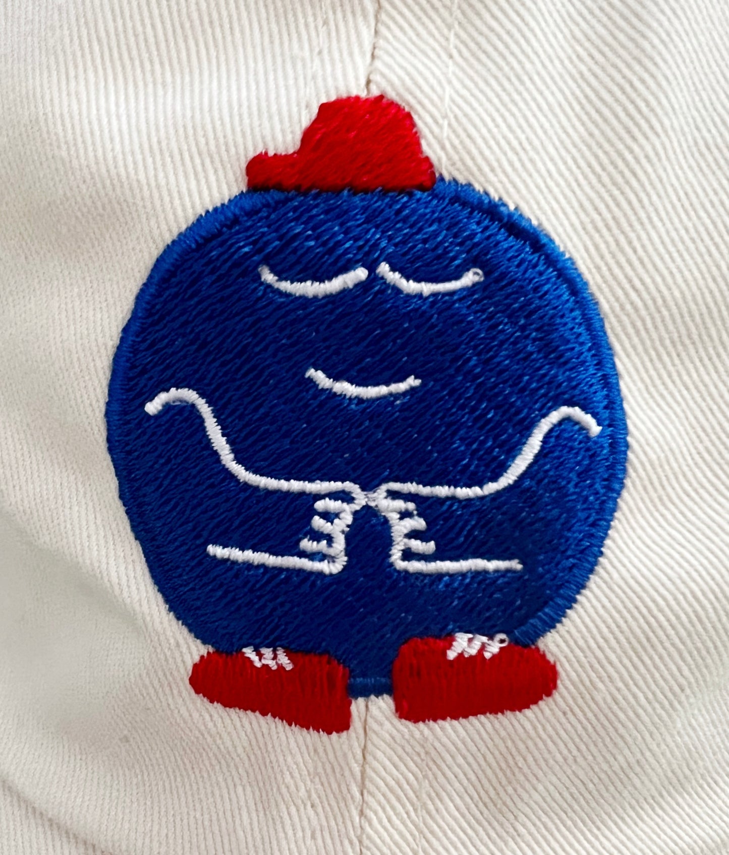 Embroidered Mr. Asobi Logo. Cap Front