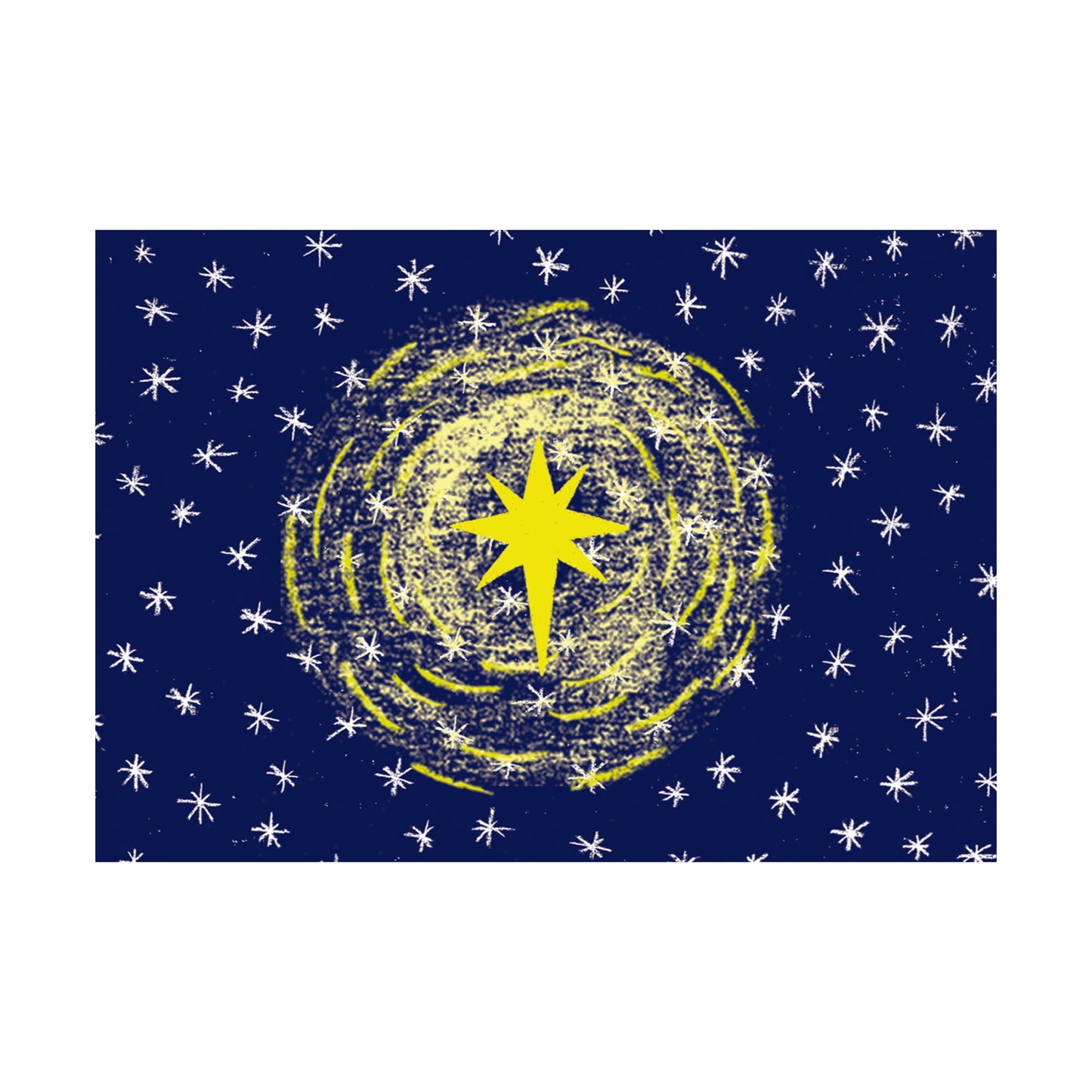 Star Christmas Card