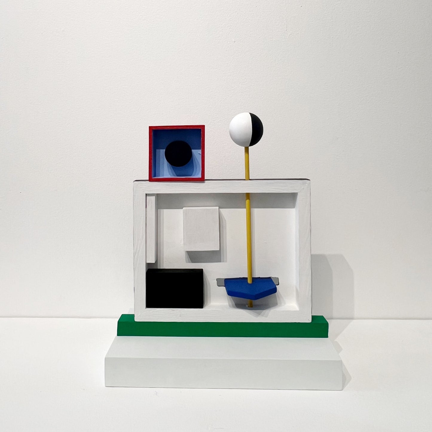 50/50 Spinning Wooden Sculpture by Sarah Todd