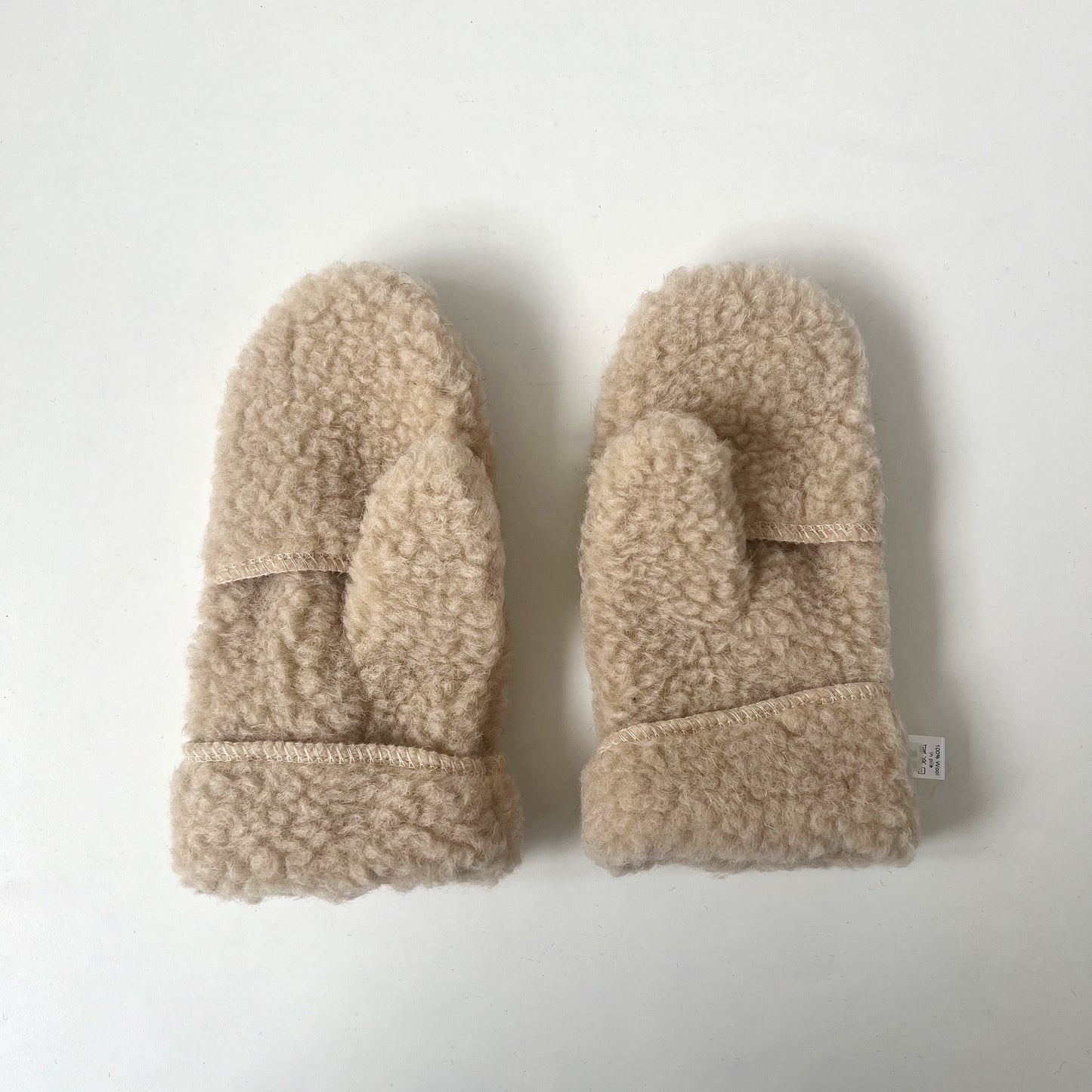Yoko Wool Mittens - Beige