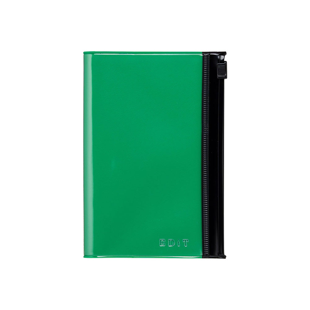 Edit Grid Notebook B7 With PVC Cover - Kelly Green