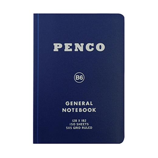 Hightide Penco Soft PP Notebook (Grid B6) - Navy