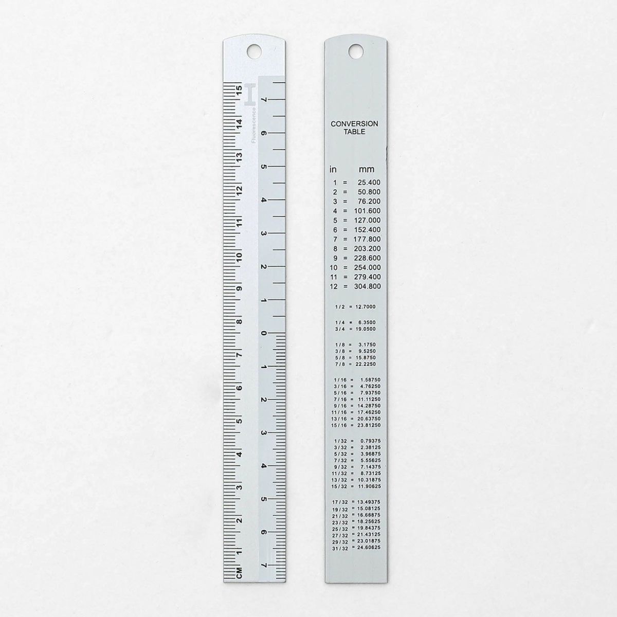Hightide Aluminium Ruler 15cm - Red