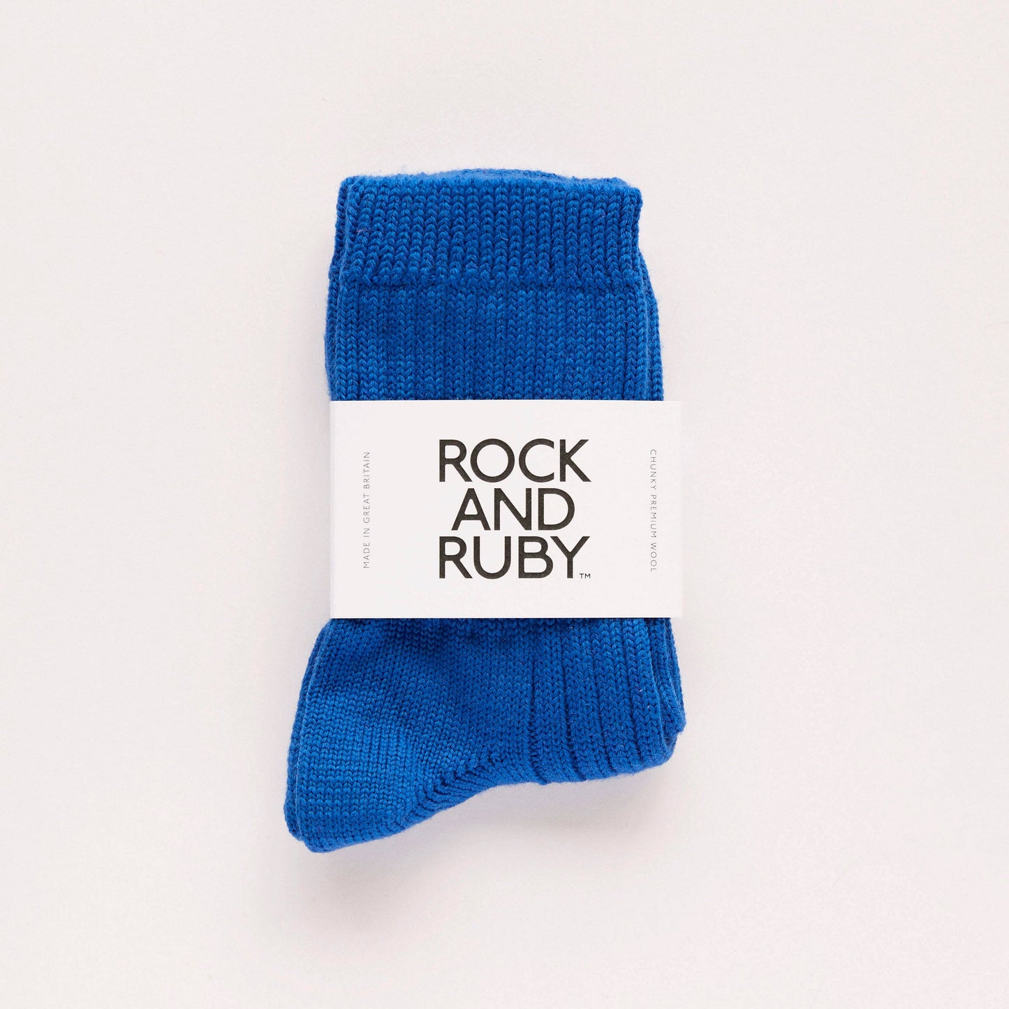 Cobalt Betsy Wool Socks