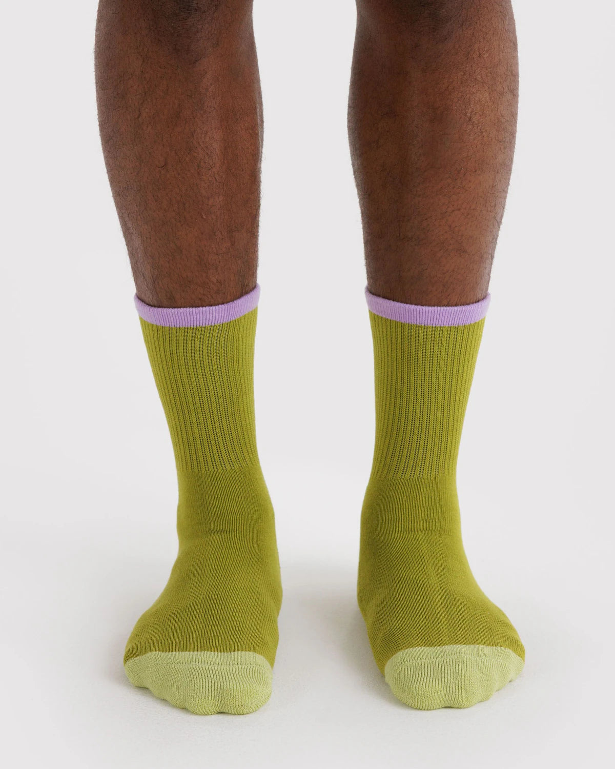 Ribbed Sock - Olive Mix