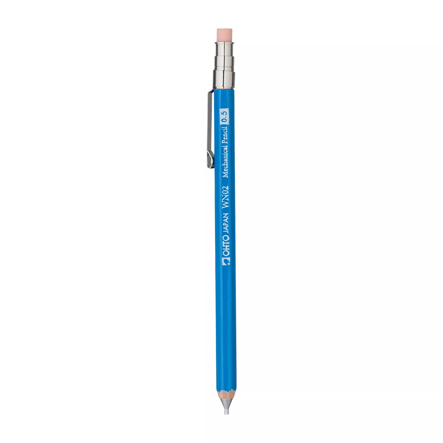 Wooden Mechanical Mini Pencil 0.5 OHTO - Blue