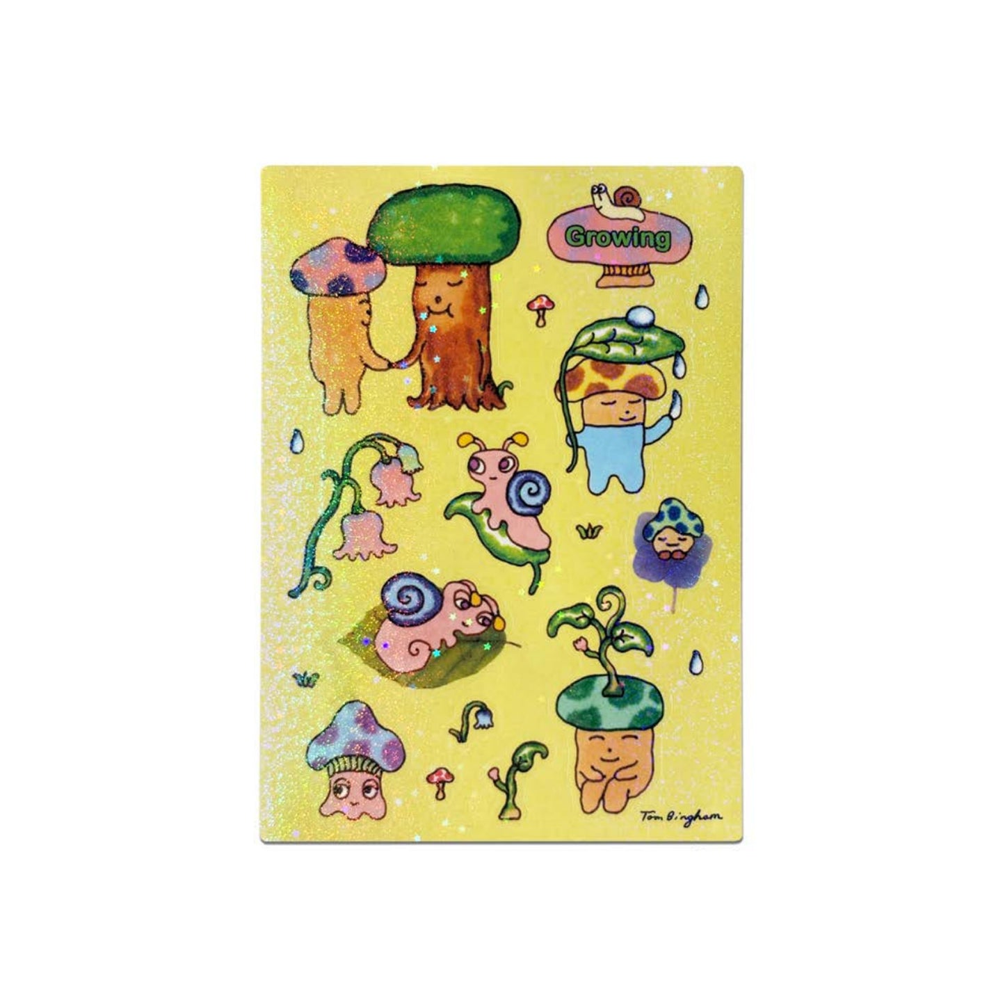 Tom Bingham Sticker Sheet - Growing
