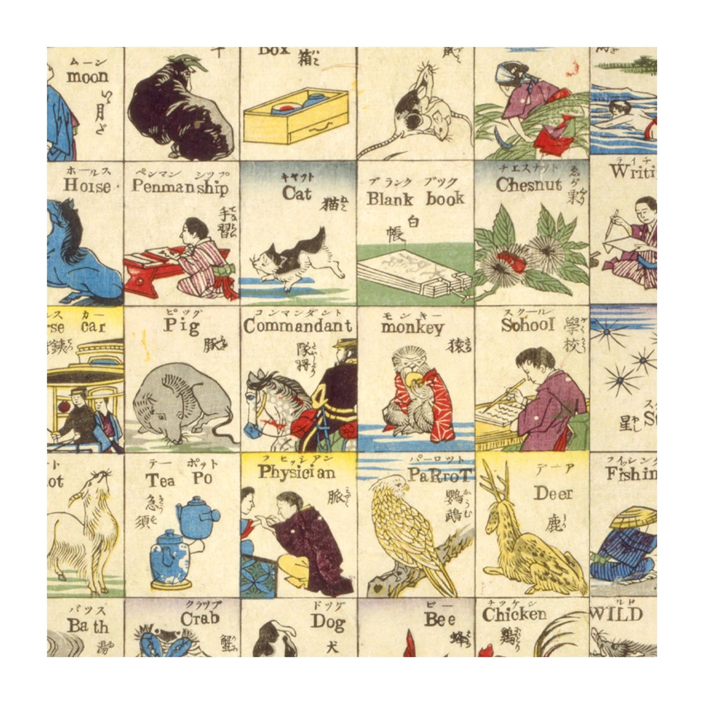 Japanese To English - Poster Wrap