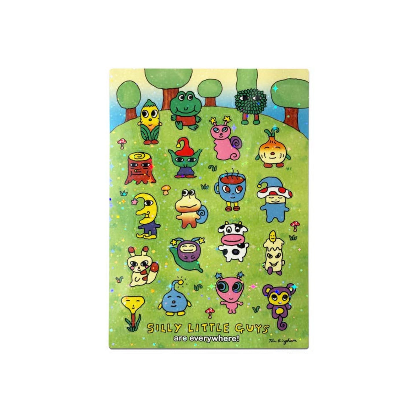 Tom Bingham Sticker Sheet - Silly Little Guys
