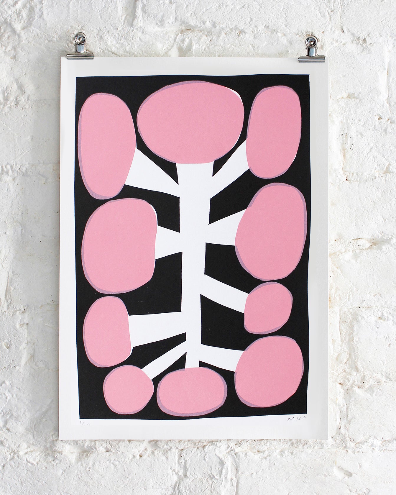 Pink Screenprint - Marko