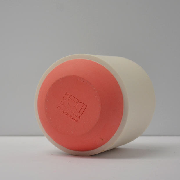 Large Planter: Red Base & White Body - Alice Duck