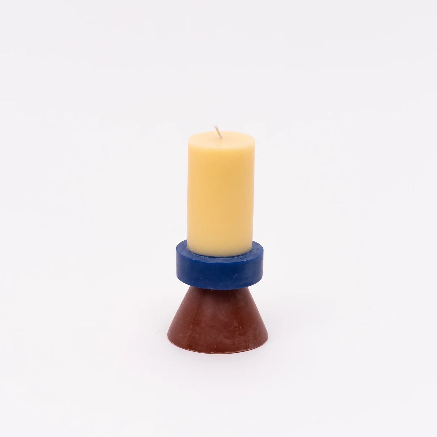 Yod + Co. Tall Stack Candle - Banana / Navy /Chocolate