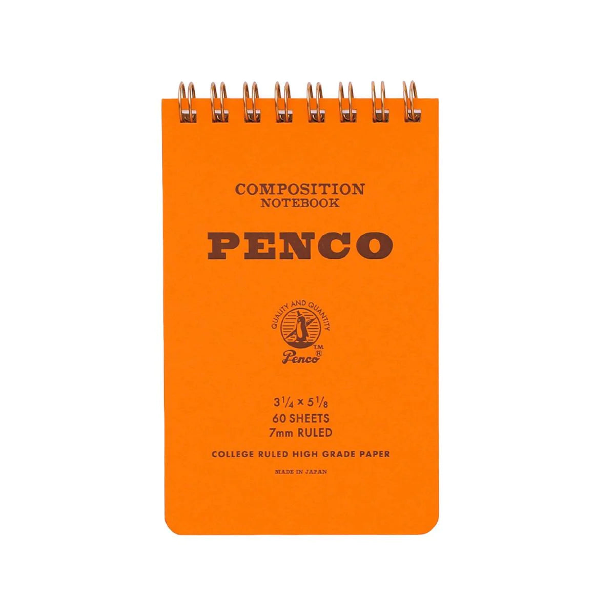Penco Coil Notepad (S) - Orange