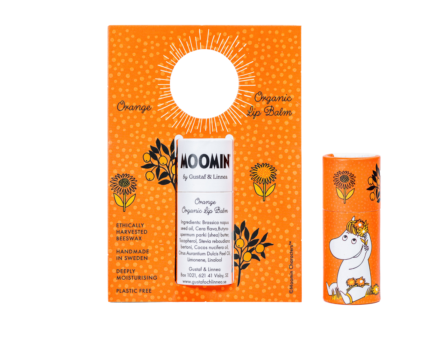 Moomin by G&L - Lip balm with orange flavor