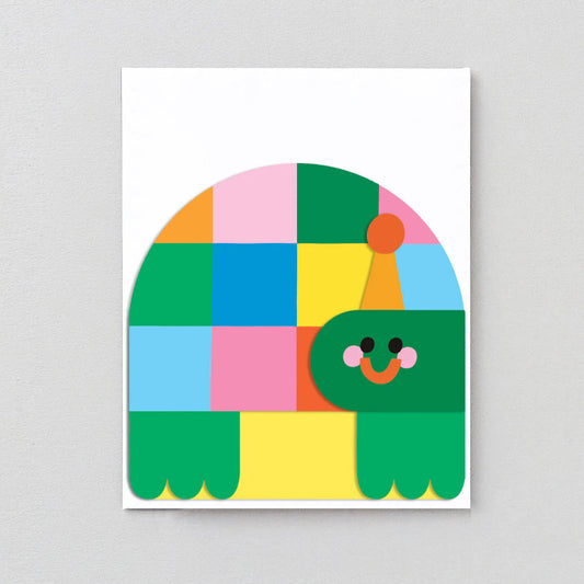 Birthday Tortoises Fold Out Card
