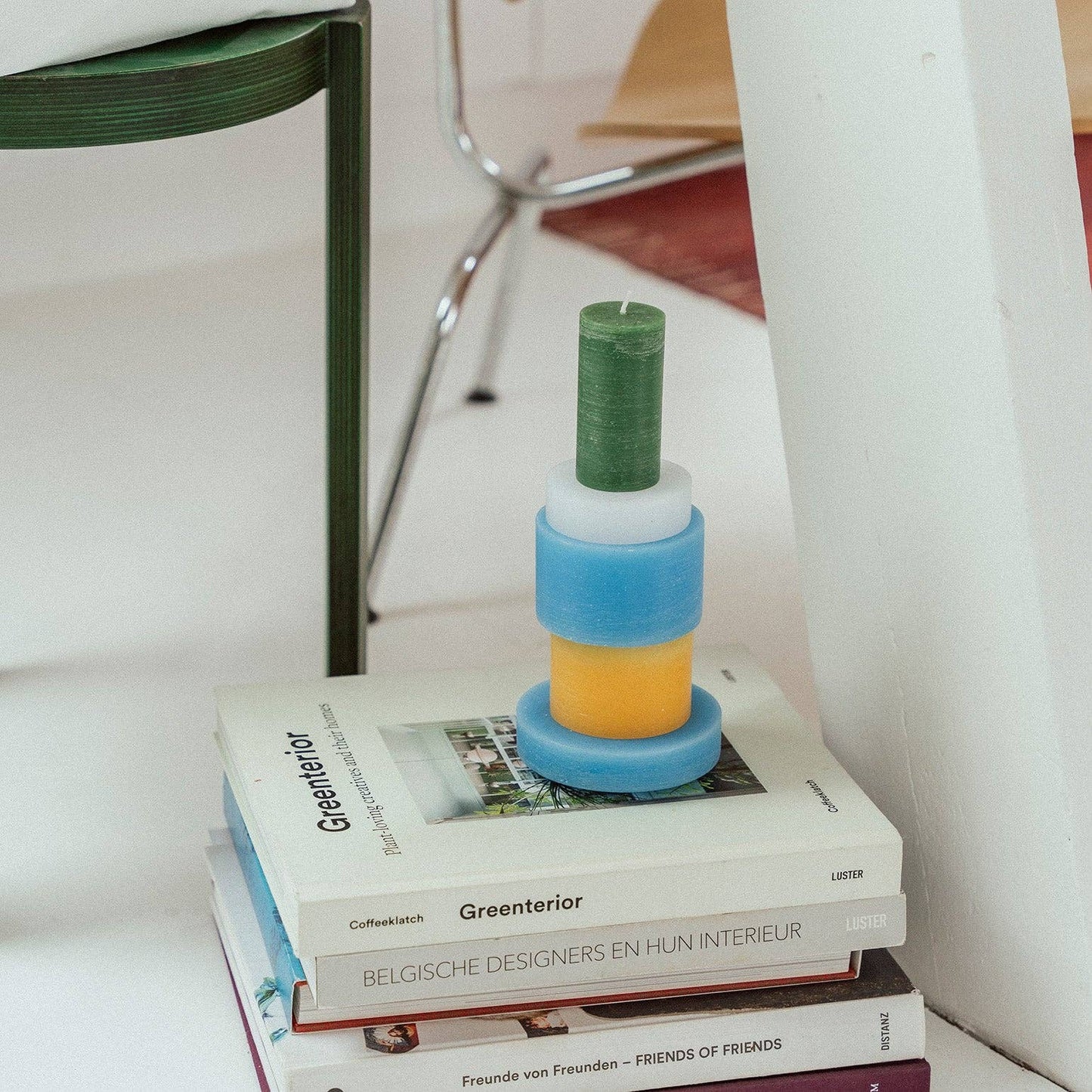 CANDL STACK 03- Yellow & Blue