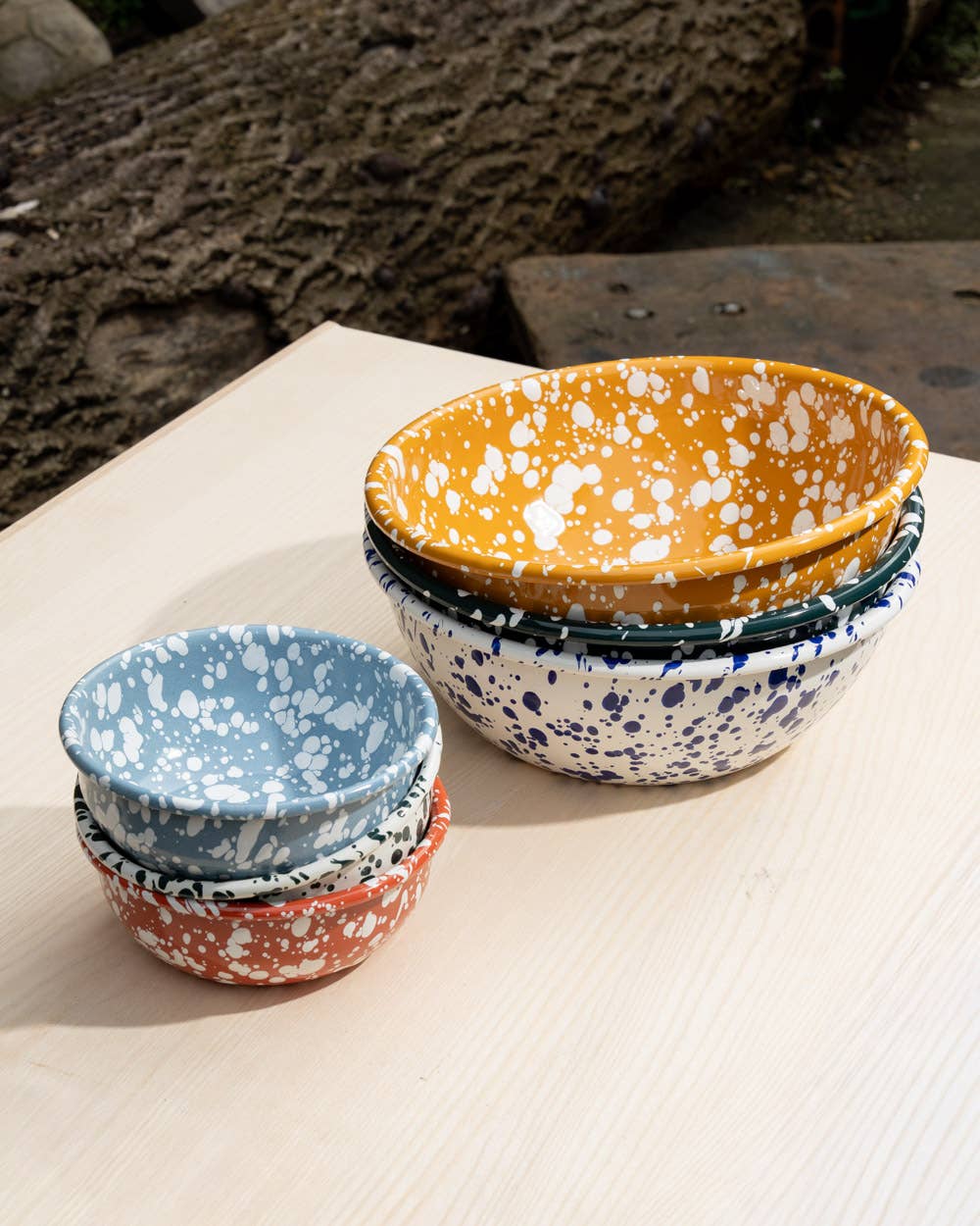 Splatter Enamel Bowl - Small