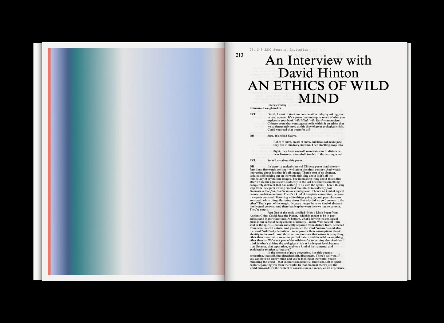 Emergence Magazine - Issue 6 Seasons