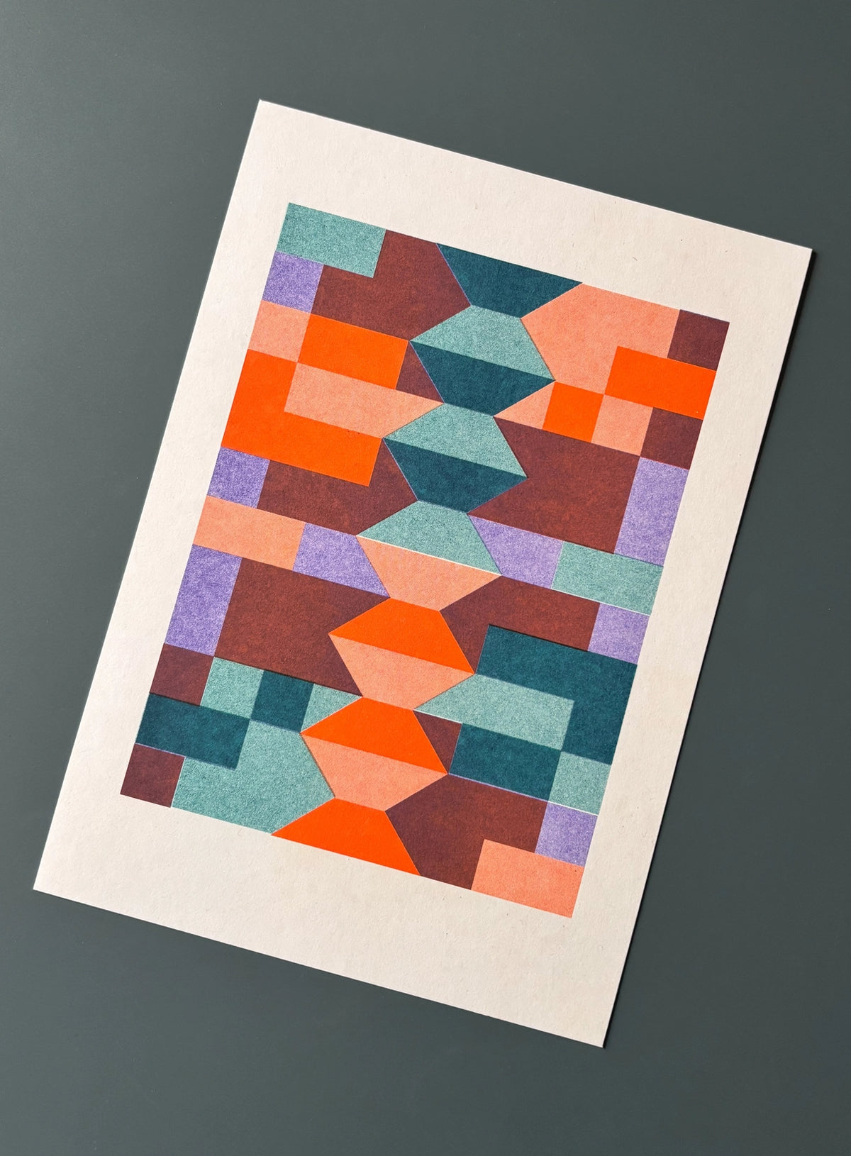 Patchwork - A5 Risograph Print
