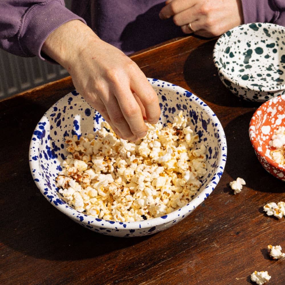 Splatter Enamel Bowl - Large