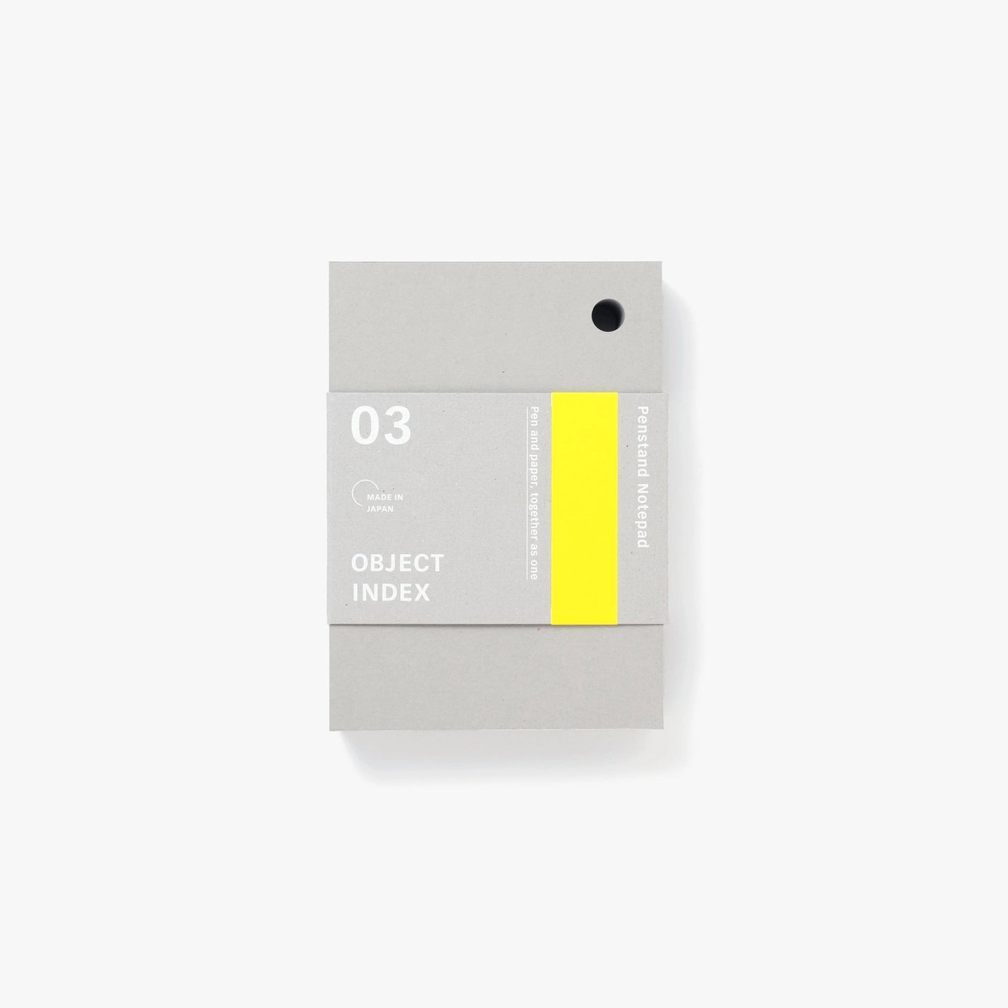 Object Index 'Penstand Notepad' Front Cover