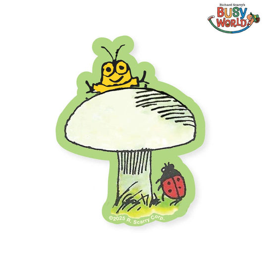 3P4 x Richard Scarry® - Goldbug Mushroom Sticker