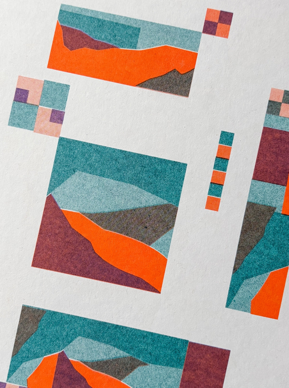 Landscape - A5 Risograph Print