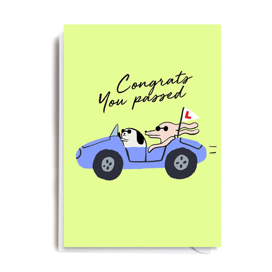 Congrats You Passed Card