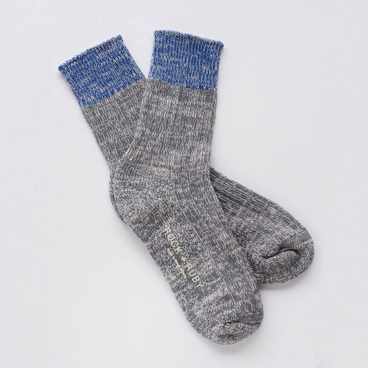 Denim Blue Elsie Cotton Socks