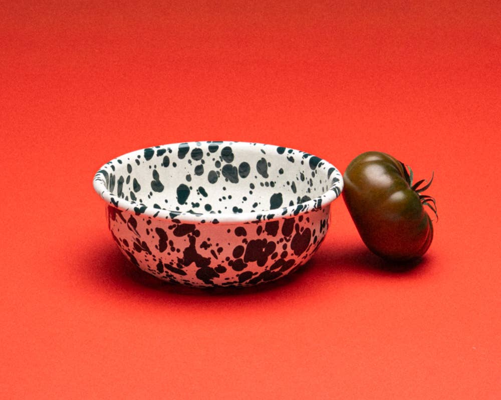 Splatter Enamel Bowl - Small