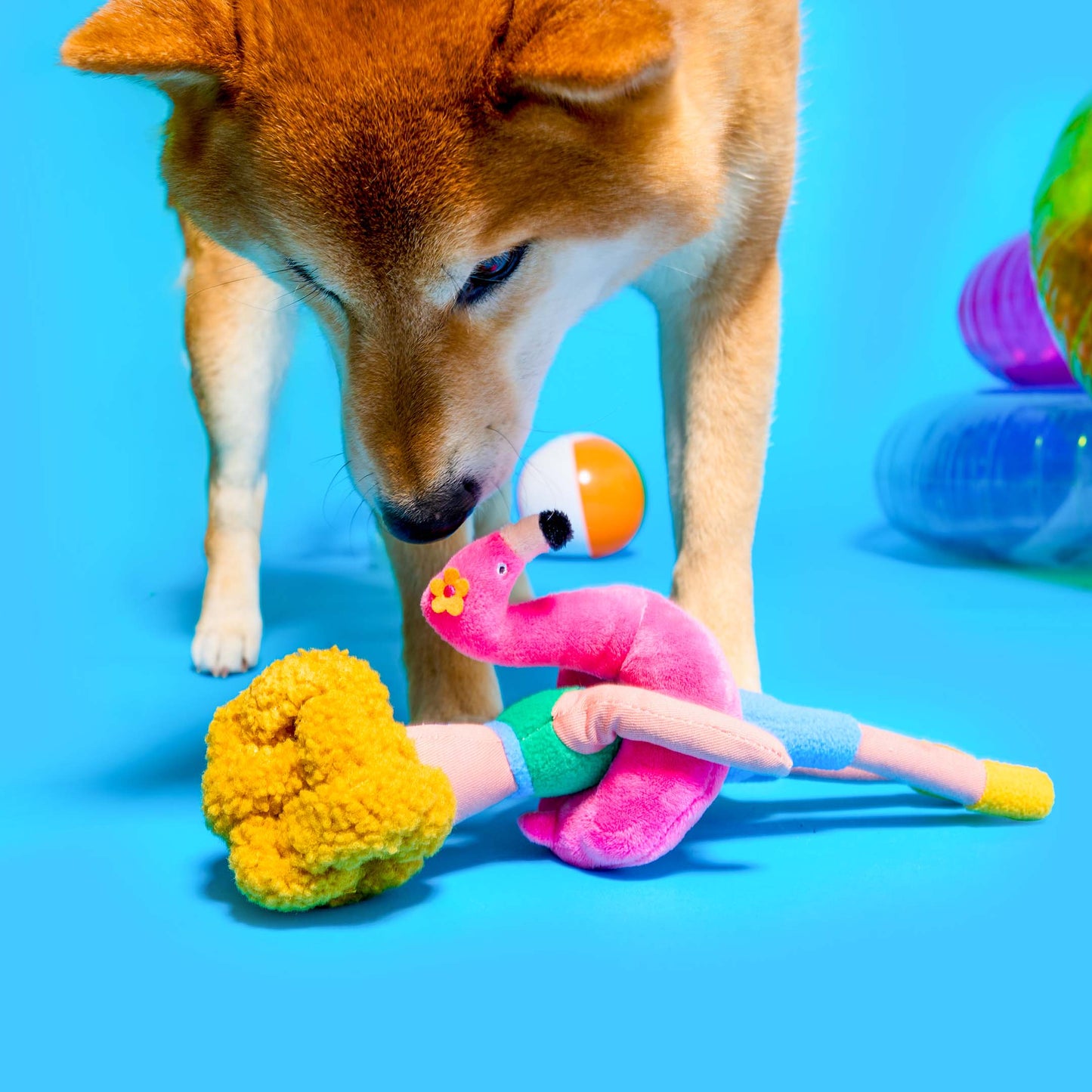 Flamingo Hooman Nosework Toy
