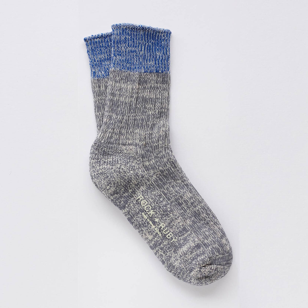 Denim Blue Elsie Cotton Socks