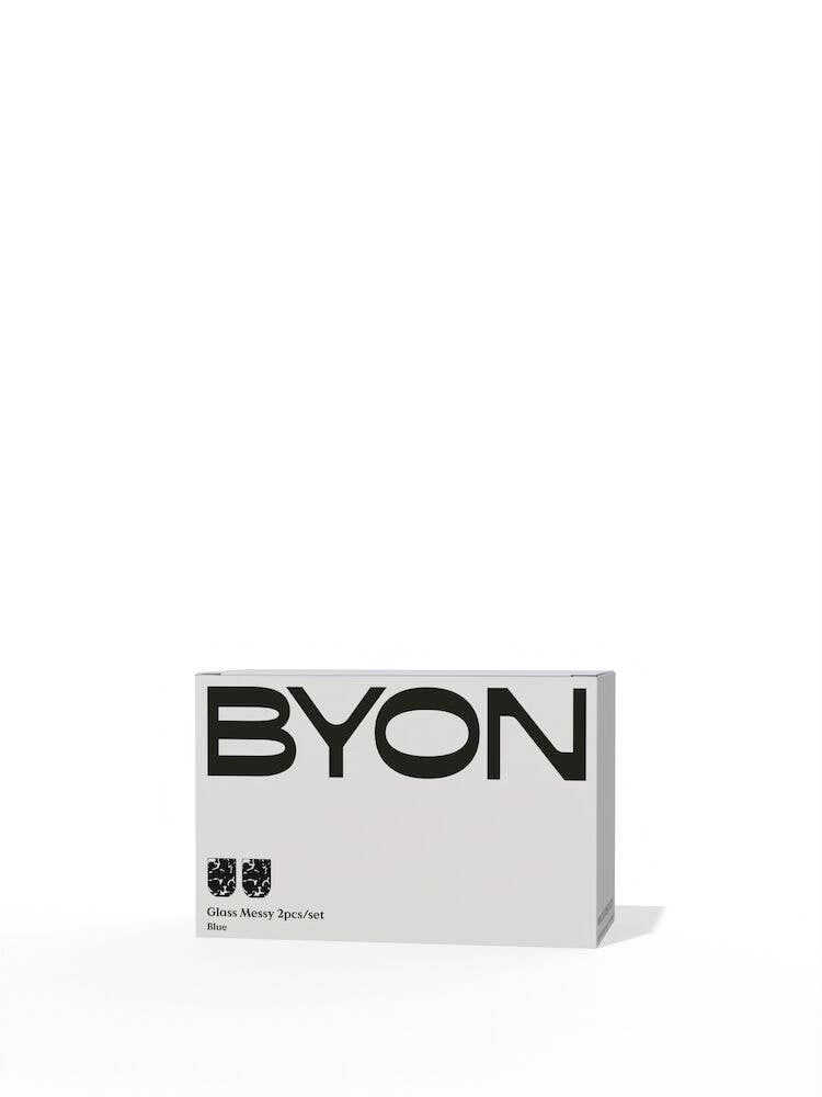 BYON Design Glass Messy 2Pcs/Set