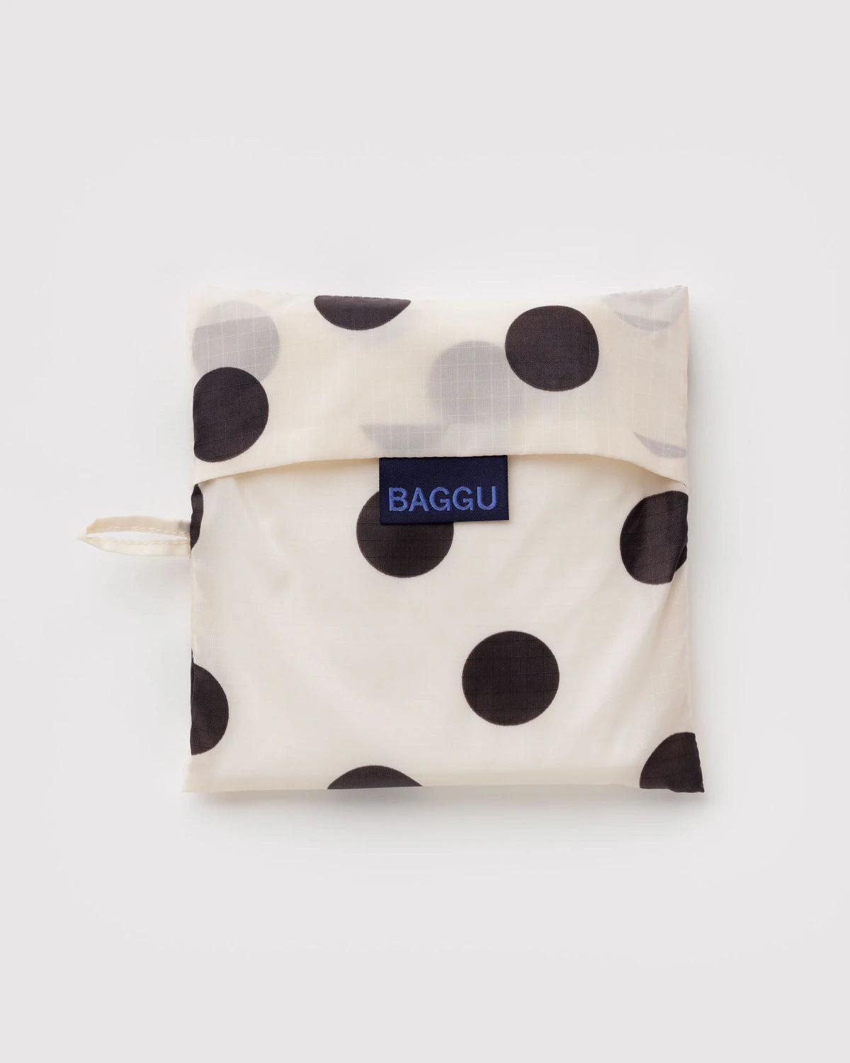 Big BAGGU - Cream & Black Polka Dot