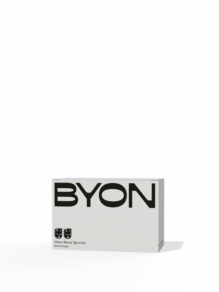 BYON Design Glass Messy 2Pcs/Set