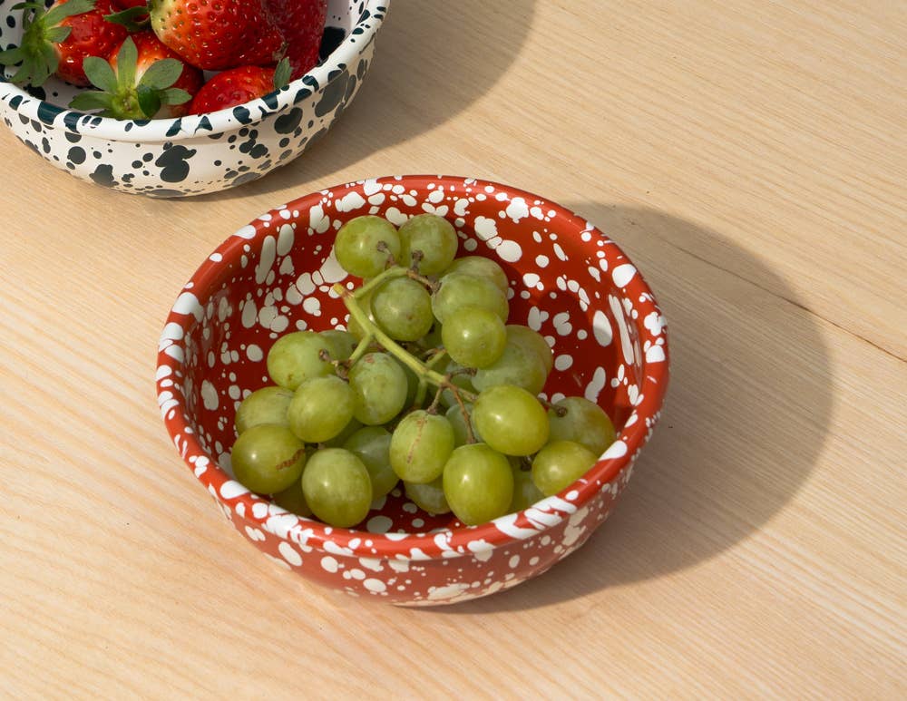 Splatter Enamel Bowl - Small