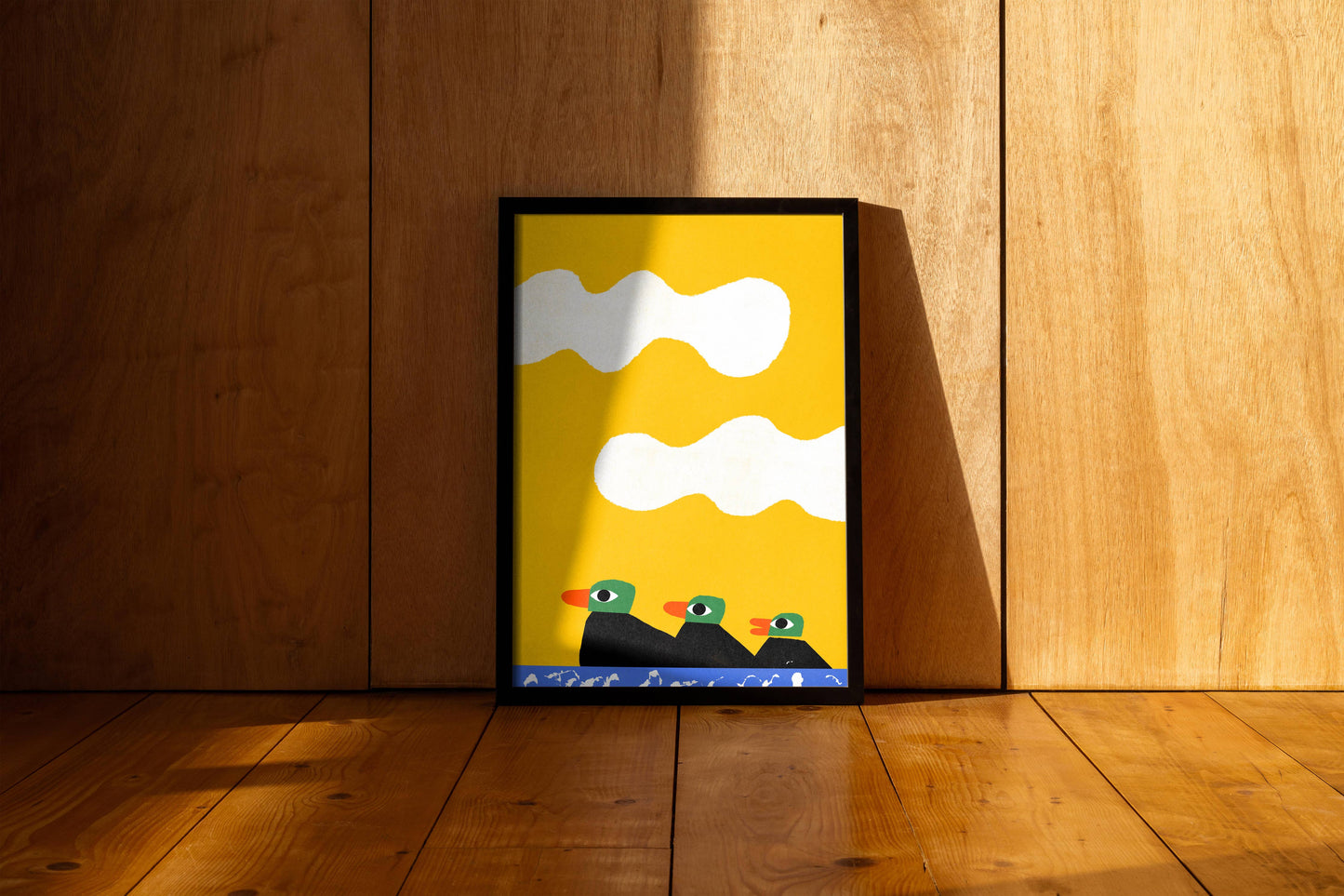 A3 The Duck Pond Art Print