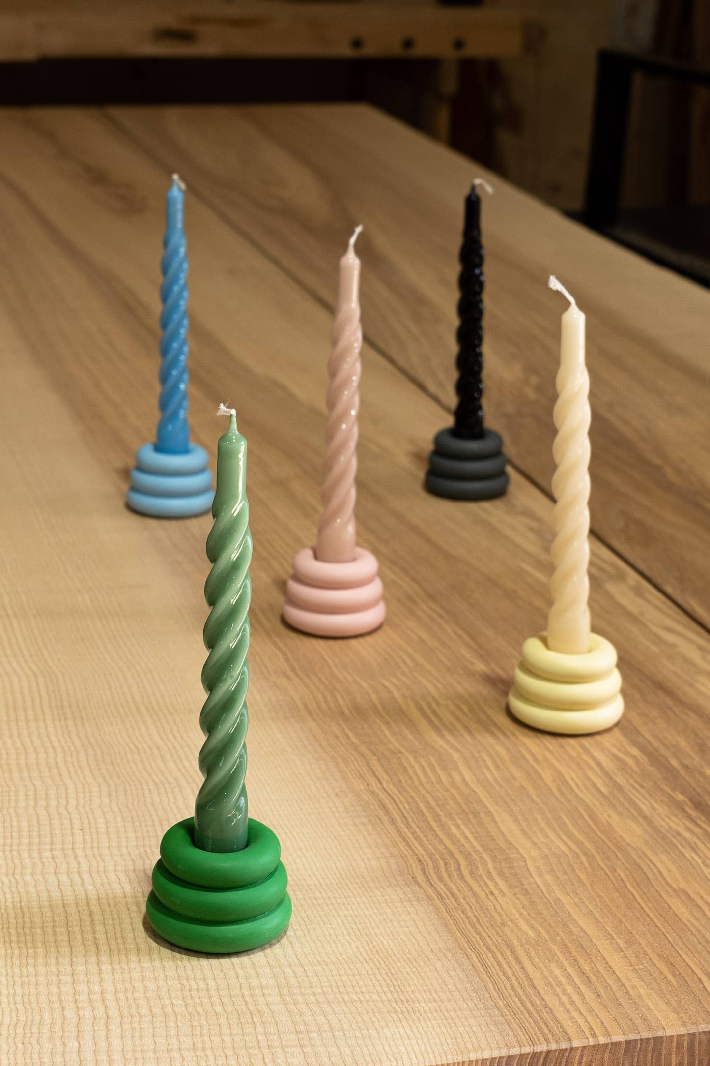 Twisted Gloss Candles