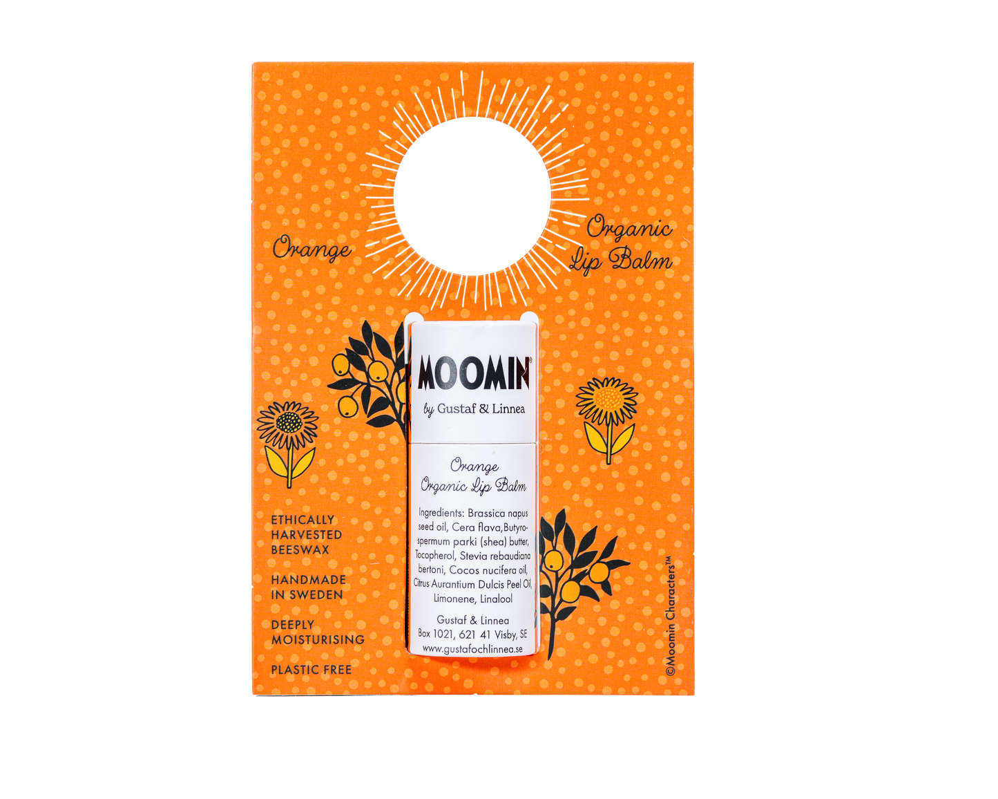 Moomin by G&L - Lip balm with orange flavor