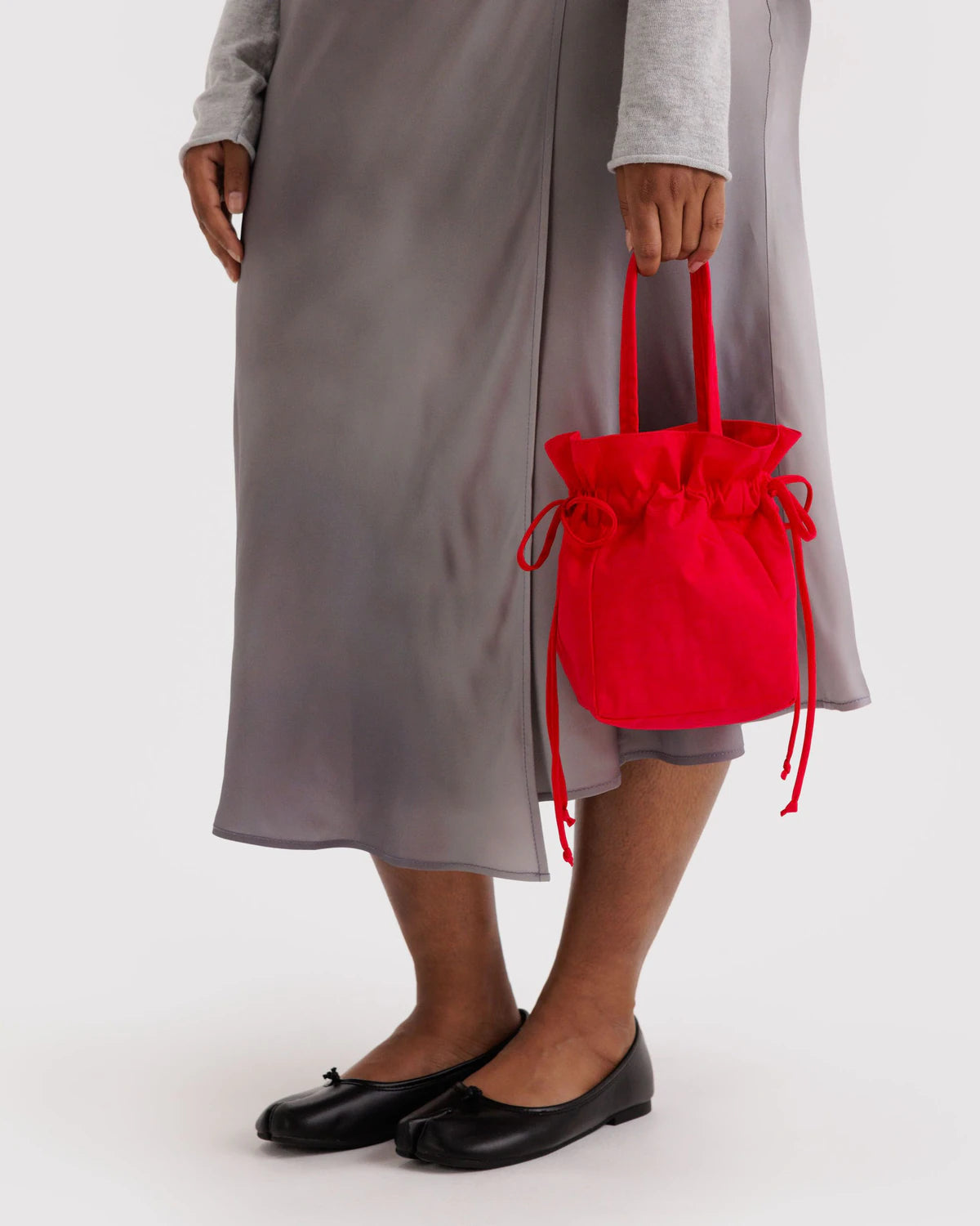 Nylon Drawstring Bag - Candy Apple